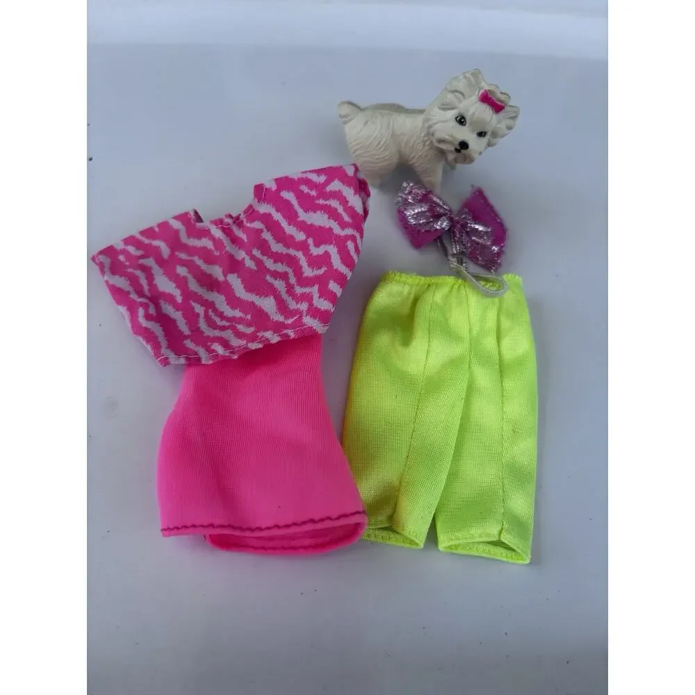 Vintage 1991 Pet Pals Skipper Outfit Shoes Accessories #2709 Mattel No Doll Dog